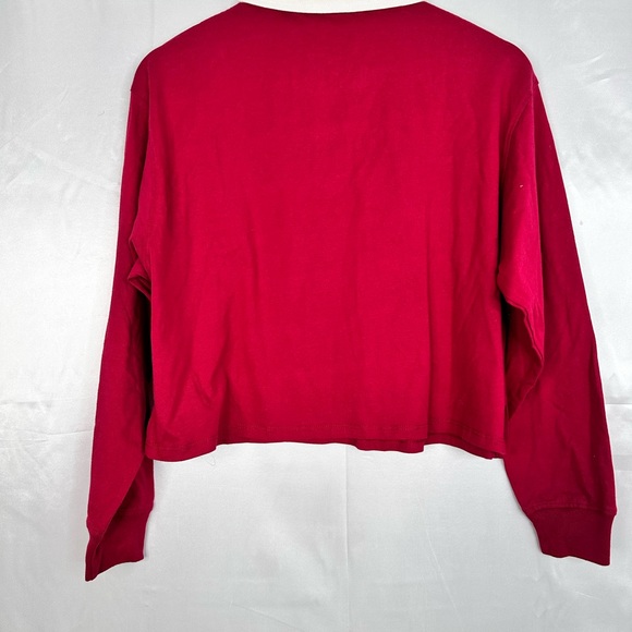 Mighty Fine Cropped Rugby Shirt Pink "10" NWT Size multiple - Picture 7 of 11